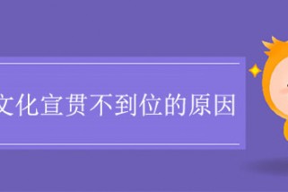 企業(yè)文化宣貫不到位的原因分析